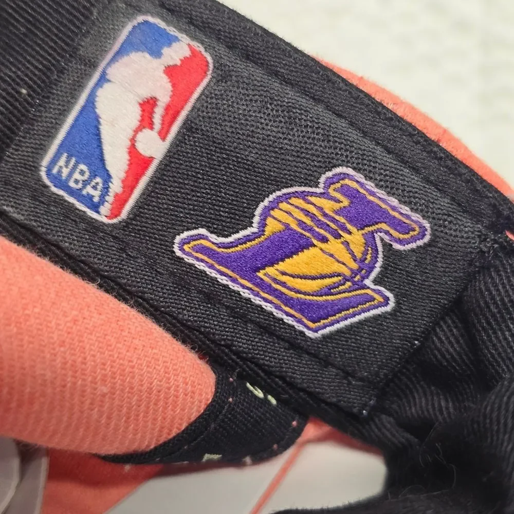 Los Angeles Lakers NBA Mitchell & Ness Coral Cap NEW Unisex